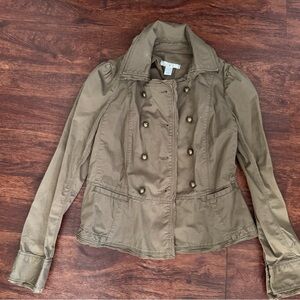 LOFT Khaki Utility Jacket